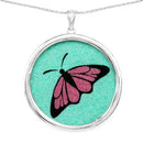 29.50 Carat Genuine Emerald .925 Sterling Silver Pendant-1