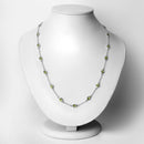 6.30 Carat Genuine Peridot .925 Sterling Silver Necklace-2