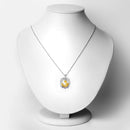 0.11 Carat Genuine Tanzanite .925 Sterling Silver Pendant-2