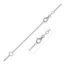 Extendable Cable Chain in 14k White Gold (1.5mm)-3