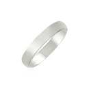 14k White Gold 4mm Comfort Fit Wedding Band-1