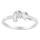 10K White Gold Diamond Promise Ring (1/10 Cttw, H-I Color, SI2-I1 Clarity) - Size 6-2