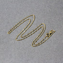 14k Yellow Gold Singapore Chain 1.0mm-5