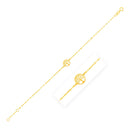14K Yellow Gold Tree of Life Bracelet-1