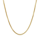 14k Yellow Gold Solid Round Box Chain 1.6 mm-2