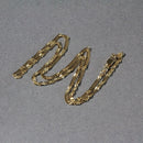 2.1mm 14k Yellow Gold Singapore Chain-3