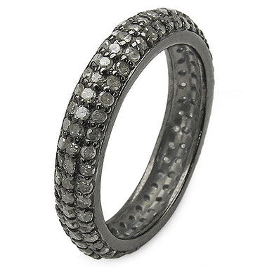 1.40 Carat Genuine TLB Diamond .925 Sterling Silver Ring - 0