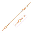 Extendable Cable Chain in 14k Rose Gold (1.50 mm)-1