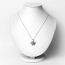 1.76 Carat Genuine Swiss Blue Topaz .925 Sterling Silver Pendant-2