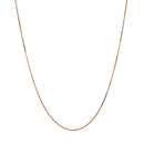 10k Rose Gold Classic Box Chain (0.45 mm)-2