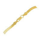 1.5mm 14k Yellow Gold Super Flex Herringbone Anklet-1