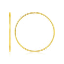 Endless Hoop Style Earrings in 14K Yellow Gold-1