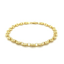 4.7mm 14k Yellow Gold Puffed Mariner Link Bracelet-2