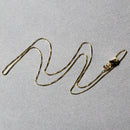 14k Yellow Gold Classic Box Chain 0.45mm-5