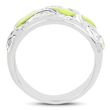 0.07 Carat Genuine White Topaz .925 Sterling Silver Ring - 0