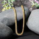 3.2mm 14k Yellow Gold Square Franco Chain-3