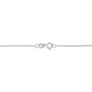 .925 Sterling Silver 4 Cttw Round-Cut Double Row Composite Diamond Heart 18" Pendant Necklace (K-L Color, I1-I2 Clarity)-3