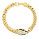 14k Yellow Gold Curb Link Bracelet (7.00 mm)-2