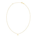 14K Yellow Gold Gemini Necklace-2