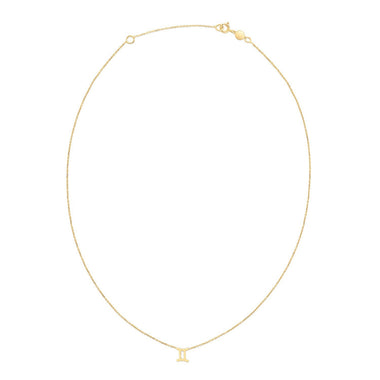14K Yellow Gold Gemini Necklace - 0