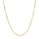 Diamond Cut Bar Links Pendant Chain in 14k Yellow Gold (1.3mm)-2