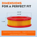 Hipa Air Filter For MTD 951-14628 751-14628 Troy Bilt Cub Cadet Walk Behind Mowers-4