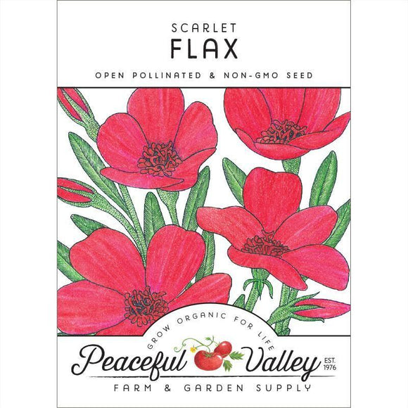 Flax, Scarlet (pack)
