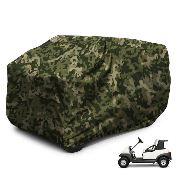 2 Passenger Golf Cart Storage Cover for Golf Carts without Roof Camouflage