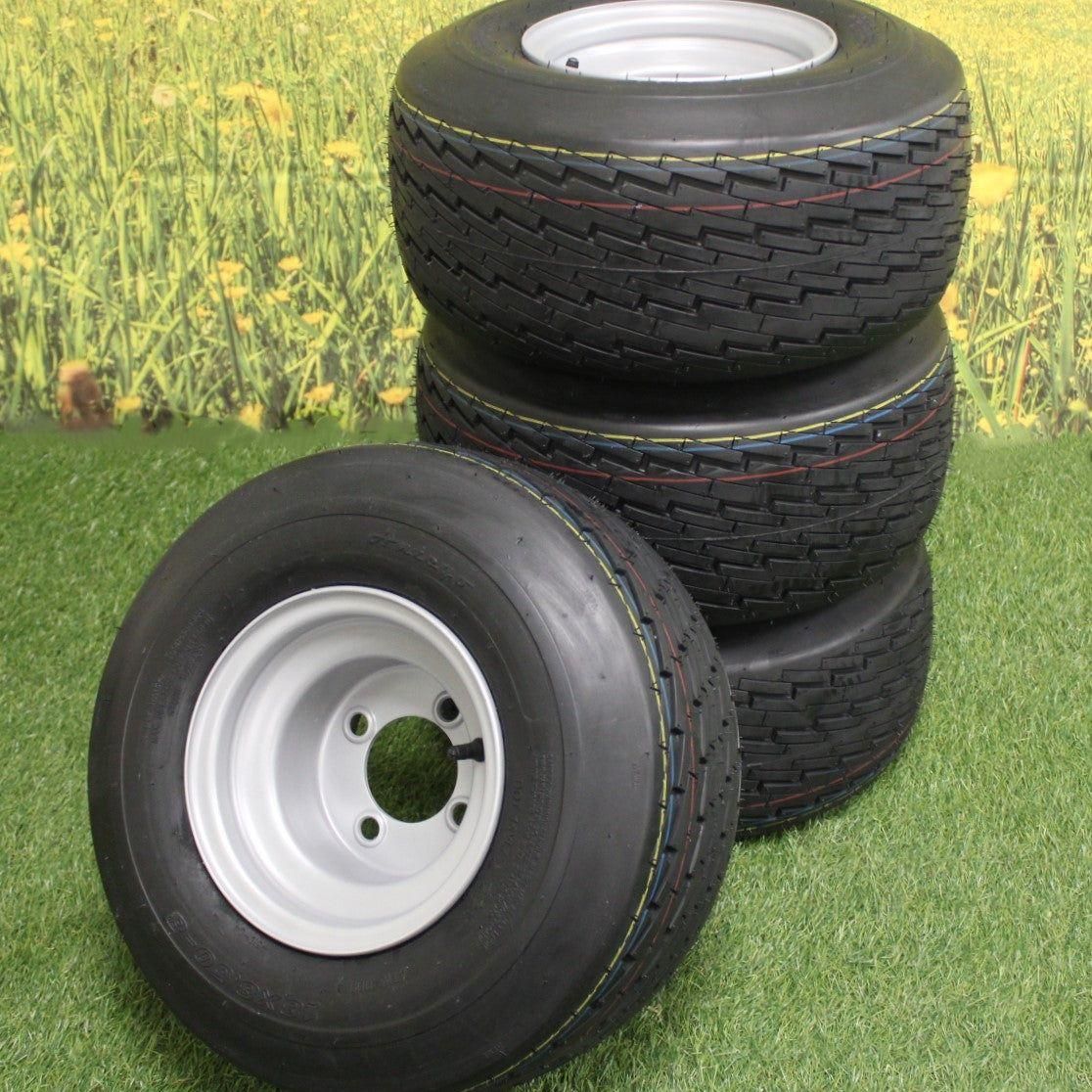 18x8.50-8 with 8x7 Gray Assembly for Golf Cart and Lawn Mower (Set of 4)