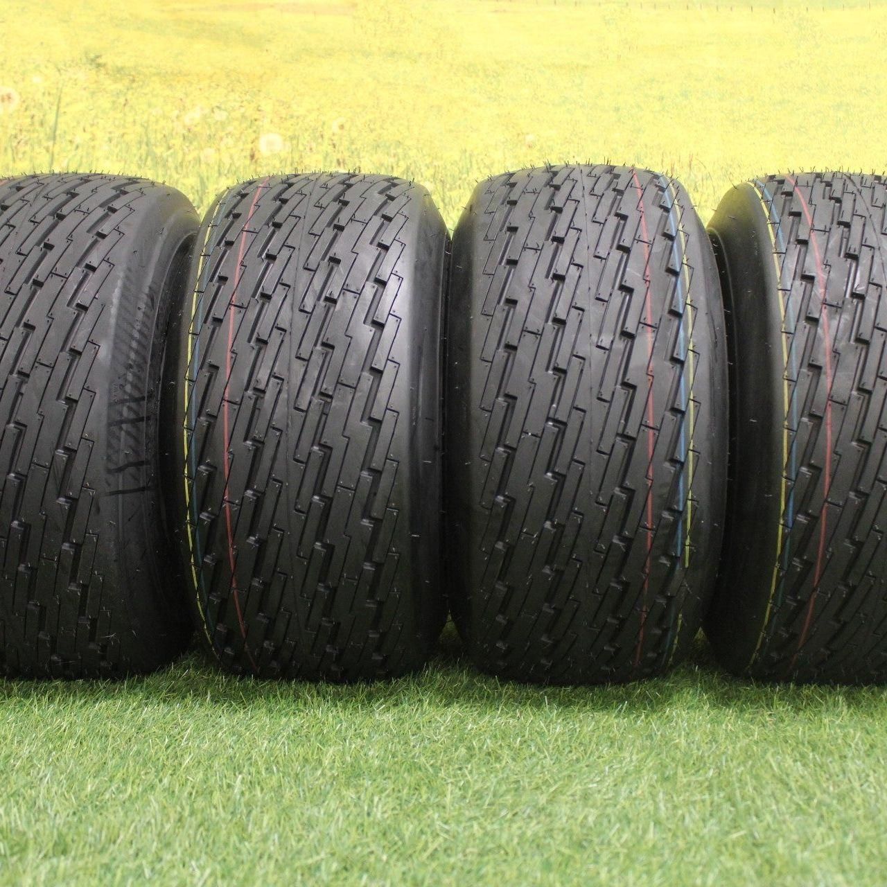 18x8.50-8 with 8x7 Gray Assembly for Golf Cart and Lawn Mower (Set of 4)