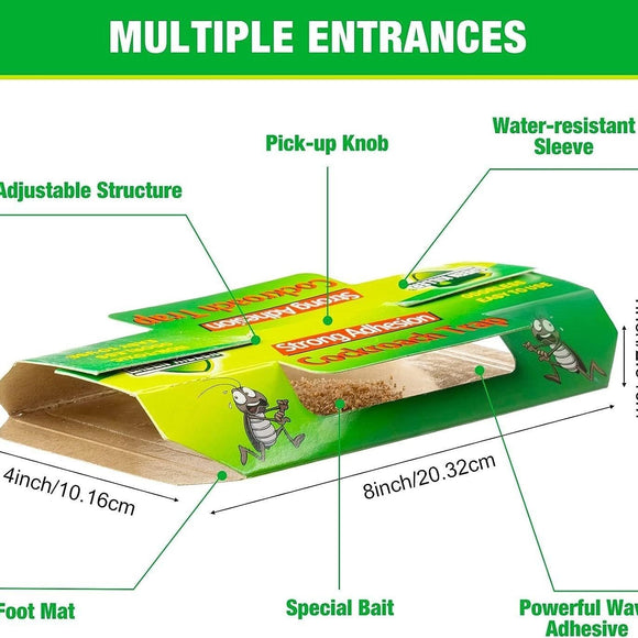 Home Pest Sticky Traps Cockroaches Roach Killer