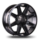 18x9 Mudder Trucker MT404 Deviant Black 5x139.7 5x5.5 5x150 ET18 Wheel Rim-1