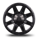 18x9 Mudder Trucker MT404 Deviant Black 5x127 5x5 5x135 ET12 Wheel Rim-2