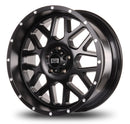 20x9 Mudder Trucker MT859 Mutiny Satin Black 5x127 5x5 ET0 Wheel Rim-4