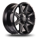 20x10 Mudder Trucker MT404 Deviant Black 6x135 6x139.7 6x5.5 ET-19 Wheel-4