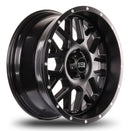 20x9 Mudder Trucker MT859 Mutiny Satin Black 5x127 5x5 ET0 Wheel Rim-3