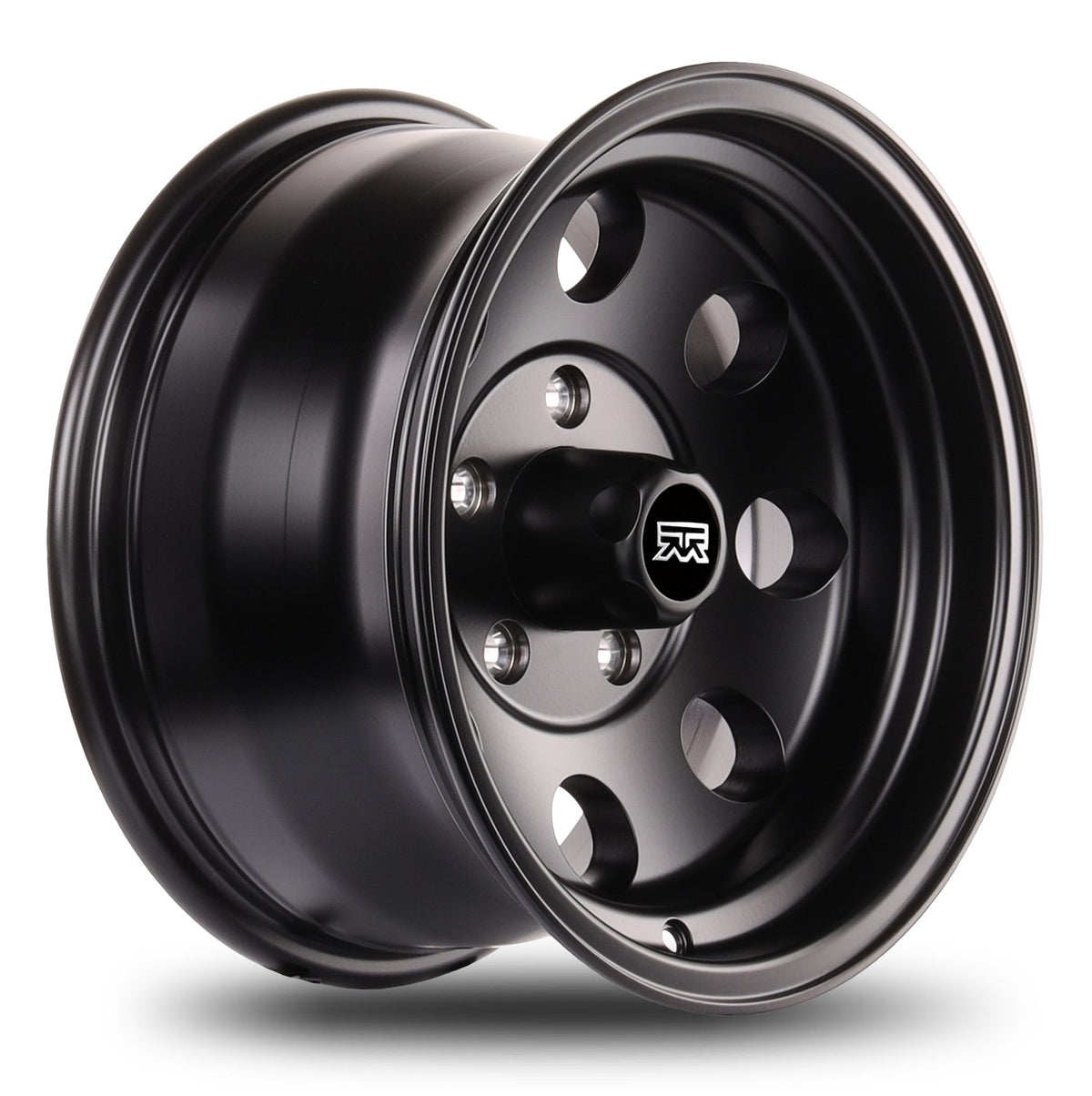 15x8 Mudder Trucker MT614 Deisel Satin Black 5x127 5x5 ET-19 Wheel Rim ...