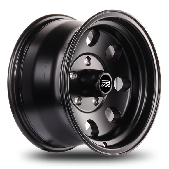 15x8 Mudder Trucker MT614 Deisel Satin Black 5x127 5x5 ET-19 Wheel Rim