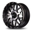 20x9 Mudder Trucker MT859 Mutiny Black Machined 5x127 5x5 ET0 Wheel Rim-5