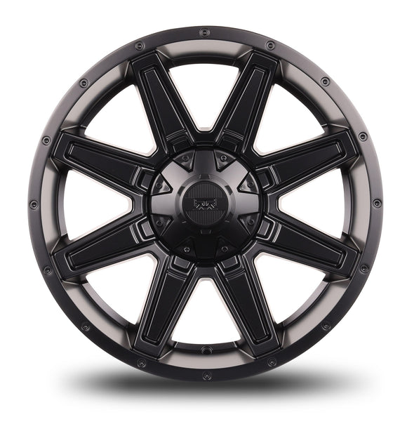 20x10 Mudder Trucker MT404 Deviant Black 6x135 6x139.7 6x5.5 ET-19 Wheel