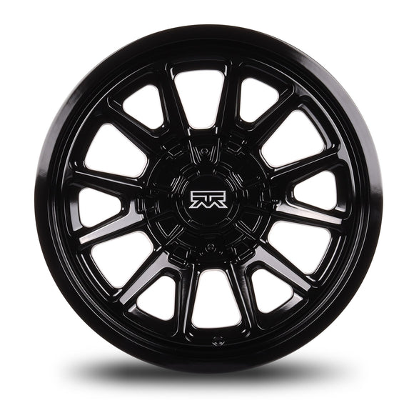 18x9 Mudder Trucker MT706 Detox Black 5x127 5x5 5x139.7 5x5.5 ET-12 Wheel