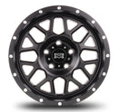 17x9 Mudder Trucker MT859 Mutiny Satin Black 5x127 5x5 ET-12 Wheel Rim-2