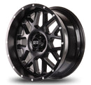 20x9 Mudder Trucker MT859 Mutiny Satin Black 5x127 5x5 ET0 Wheel Rim-5