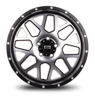 20x9 Mudder Trucker MT859 Mutiny Black Machined 5x127 5x5 ET0 Wheel Rim - 0