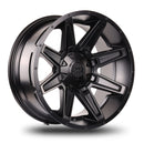 17x8.5 Mudder Trucker MT404 Deviant Black 5x114.3 5x4.5 5x127 5x5 18 Wheel-1