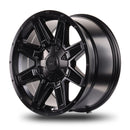 18x9 Mudder Trucker MT404 Deviant Black 5x127 5x5 5x135 ET12 Wheel Rim-5