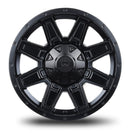 17x8.5 Mudder Trucker MT404 Deviant Black 5x127 5x5 5x139.7 5x5.5 -6 Wheel-2