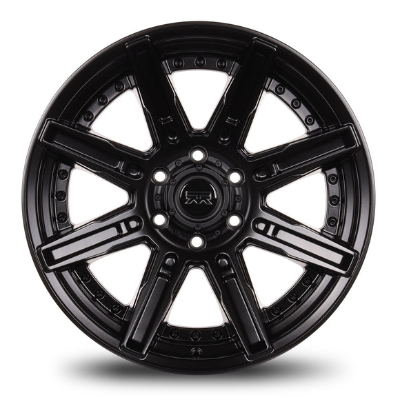20x9 Mudder Trucker MT502 Stroker Matte Black 6x135 ET1 Wheel Rim