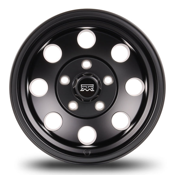 15x8 Mudder Trucker MT614 Deisel Satin Black 5x127 5x5 ET-19 Wheel Rim