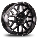 20x9 Mudder Trucker MT859 Mutiny Satin Black 5x127 5x5 ET0 Wheel Rim-1
